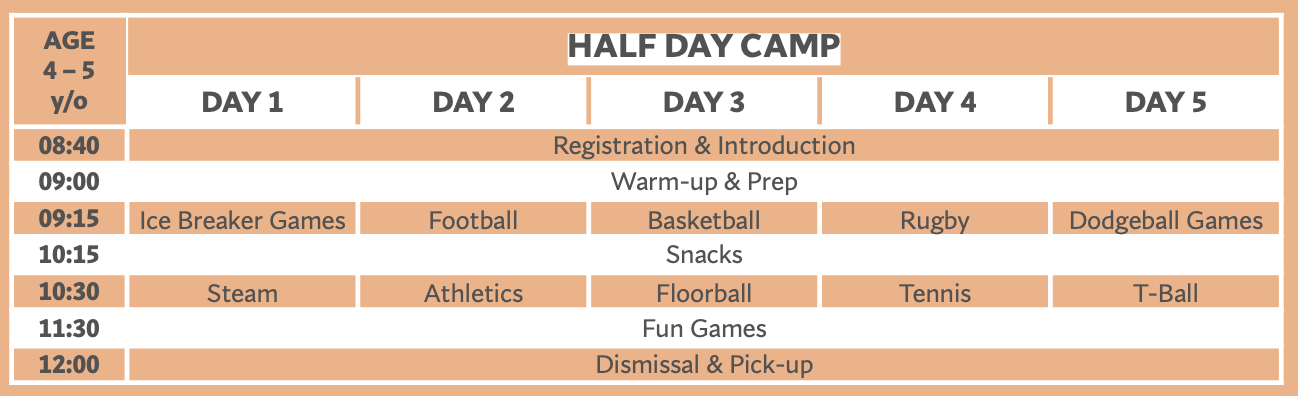 Half Day Camp | Hong Kong Holiday Camps