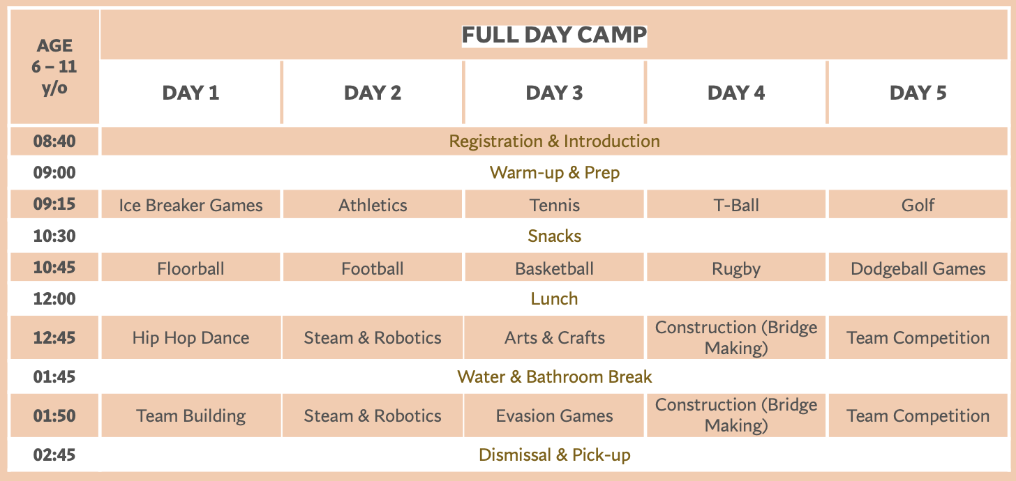 Holidays Camps For Kids Hong Kong | YCA Full Day Camp